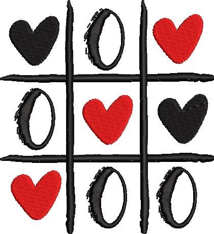 Heart Tic Tac Toe Heart Tic Tac Toe