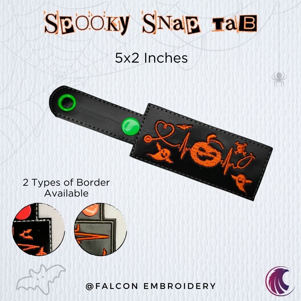 Heart Beat Spooky Snap Tab ITH Heart Beat Spooky Snap Tab ITH