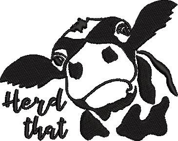 Herd That Embroidery Design Herd That Embroidery Design