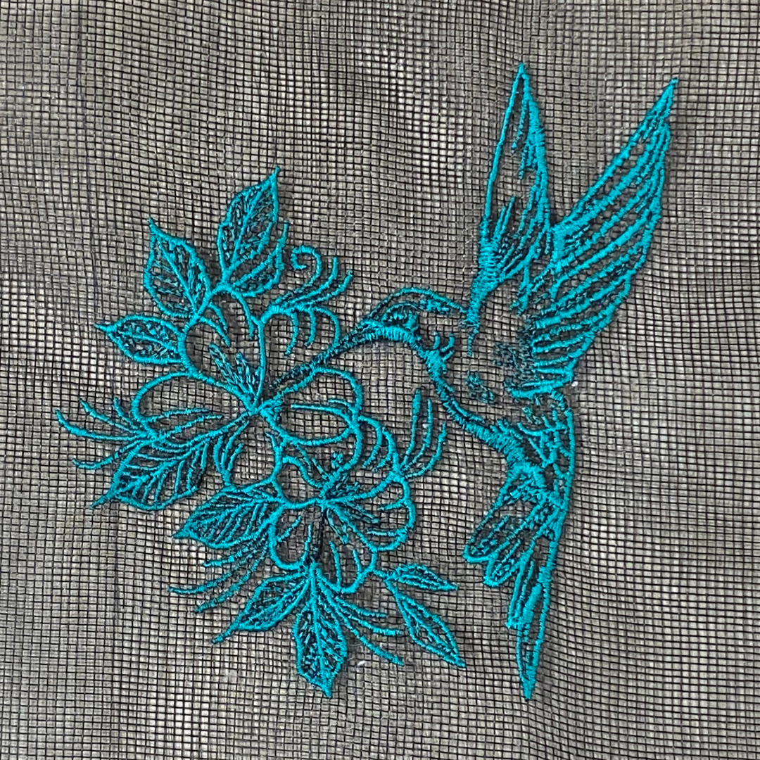 Hummingbird On Flowers Colorwork Art Hummingbird On Flowers Colorwork Art
