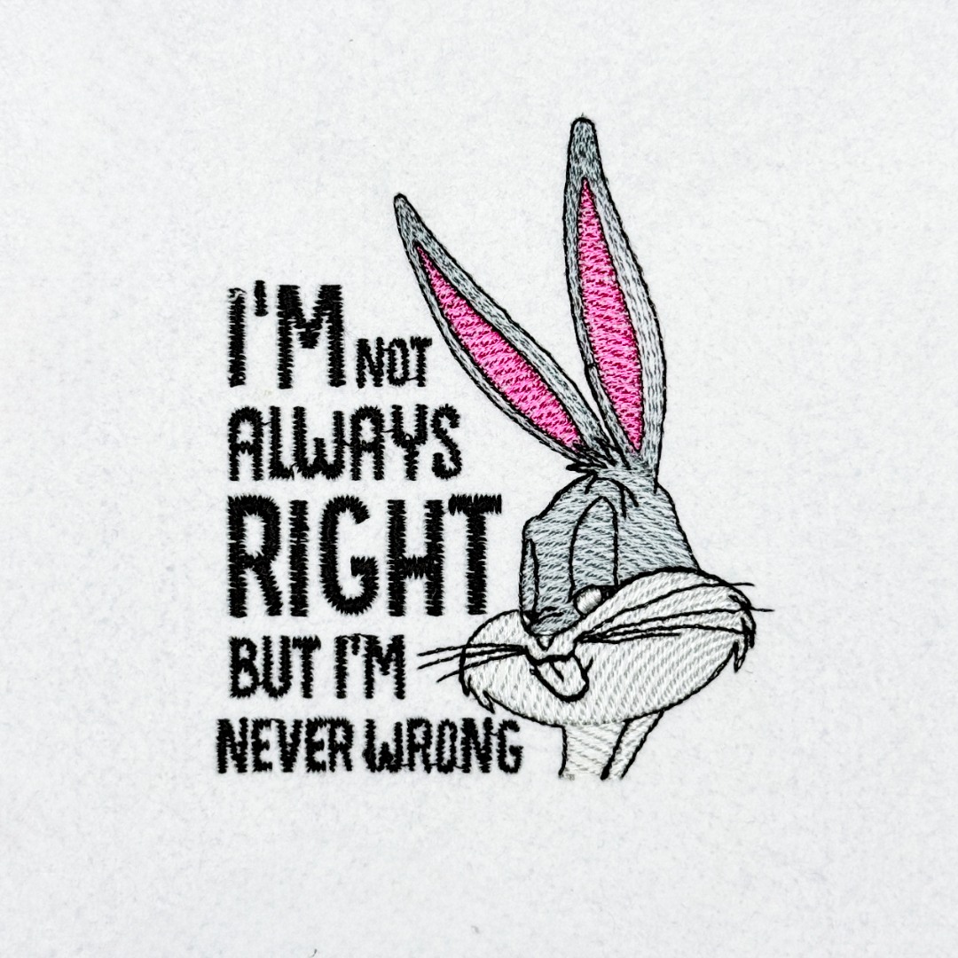 I'm Never Wrong Funny Rabbit I'm Never Wrong Funny Rabbit