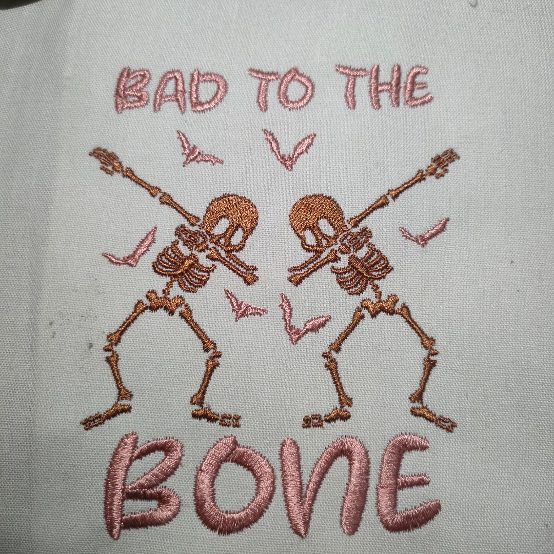 Bad to the Bone Halloween Design Bad to the Bone Halloween Design
