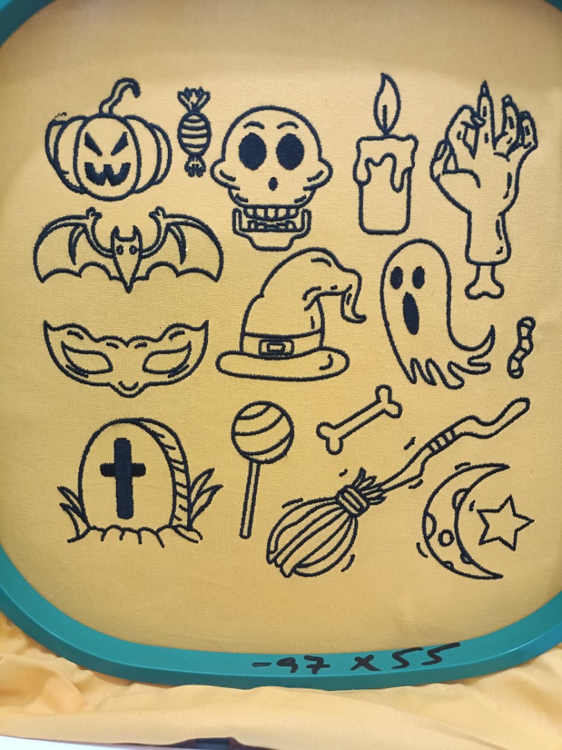 Halloween Collection Embroidery Design