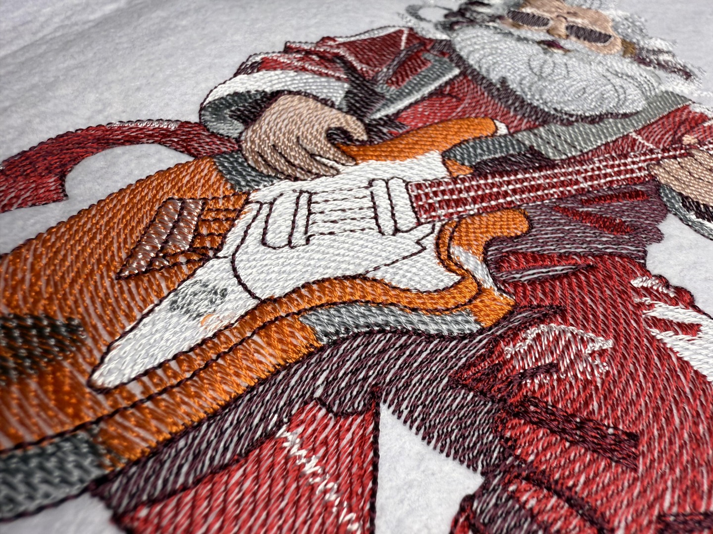 Santa Claus With Guitar 