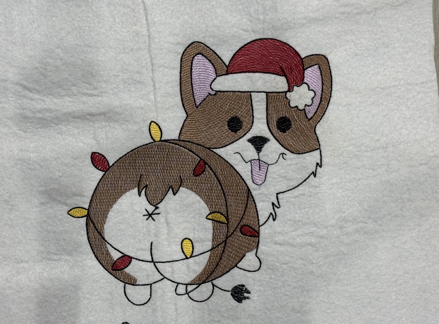 Corgi Christmas Dog