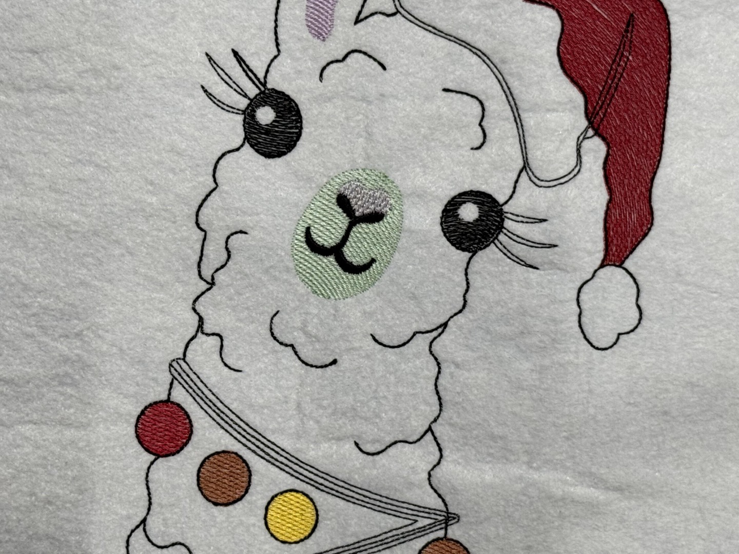 Cute Christmas Llama