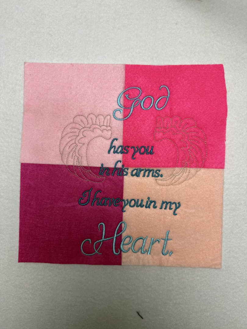 God Has You In Arms Grief Quote