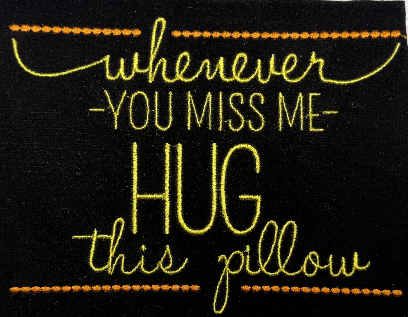 Hug This Memory Pillow