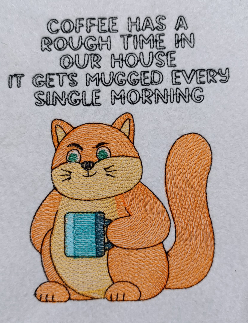 Funny Coffee Has a Rough Time Pussycat Quote