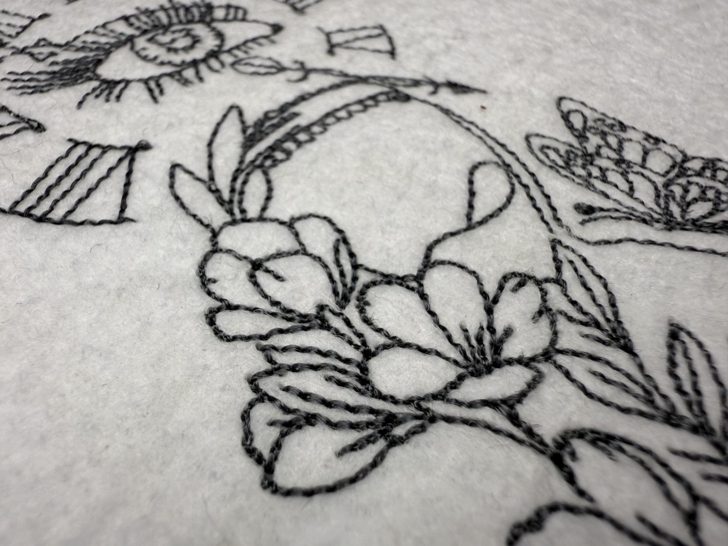 Floral Eye Clock