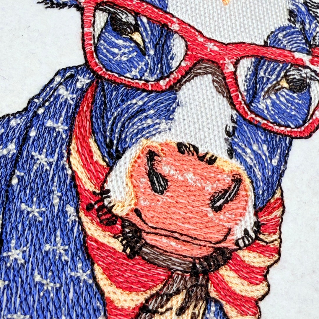 Happy 4th Of July Cow