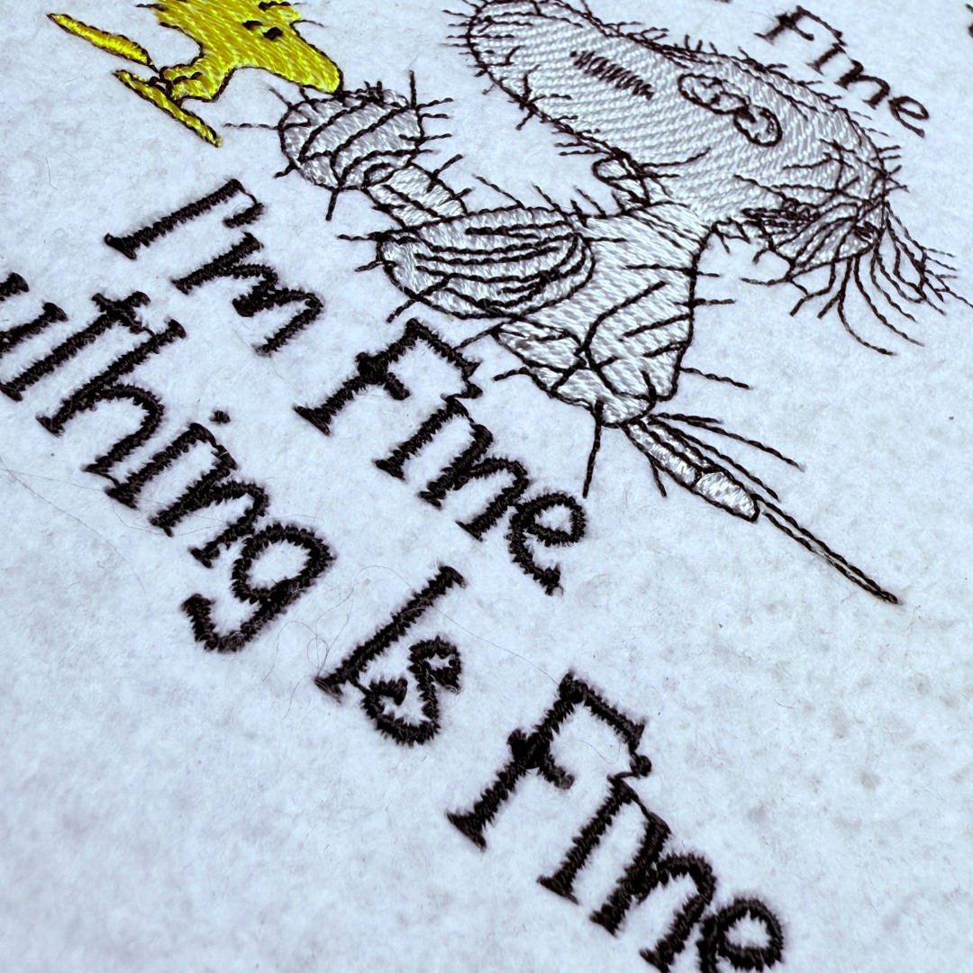 Everything Is Fine Nosey Dog Quote Everything Is Fine Nosey Dog Quote