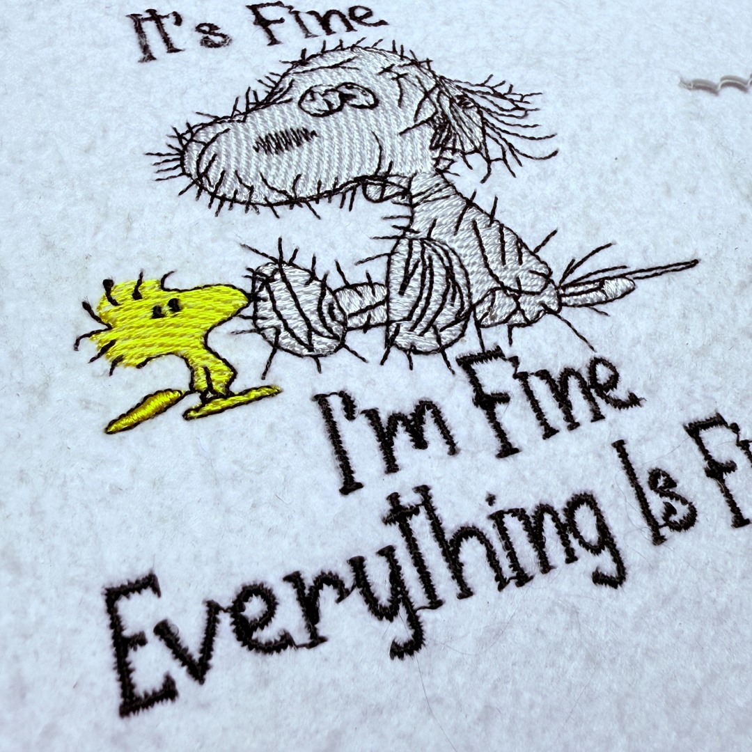 Everything Is Fine Nosey Dog Quote Everything Is Fine Nosey Dog Quote
