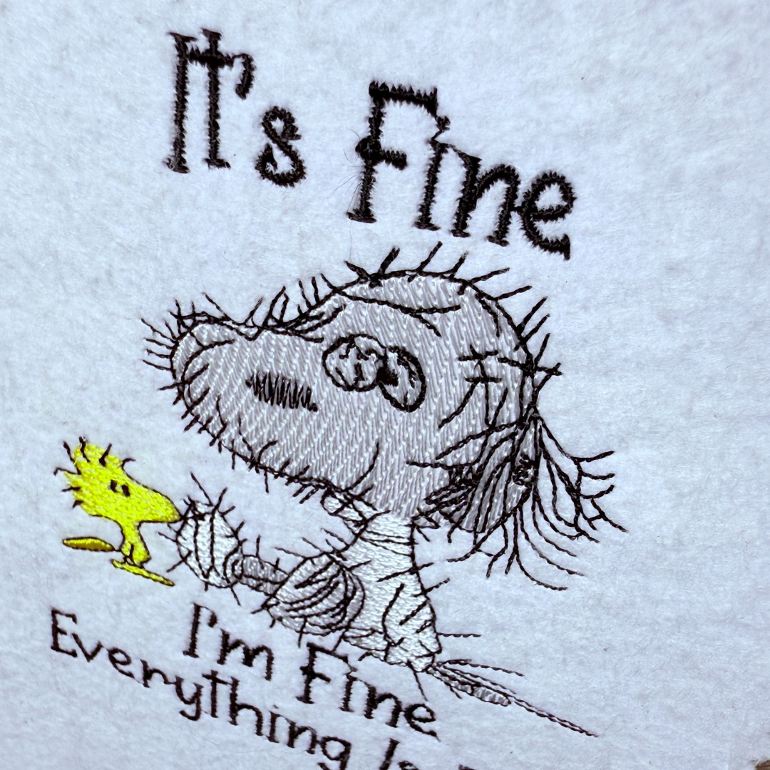 Everything Is Fine Nosey Dog Quote Everything Is Fine Nosey Dog Quote