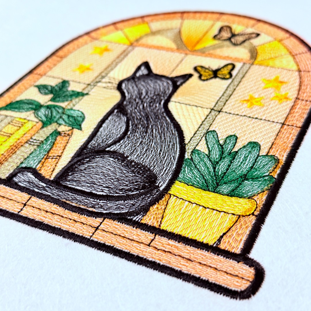 Cat On Shelf Stained Glass Cat On Shelf Stained Glass