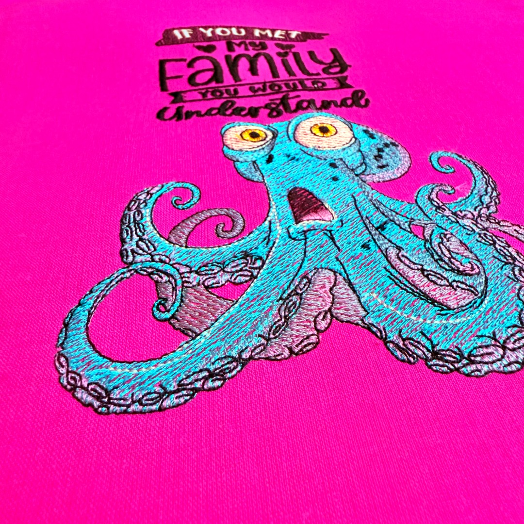 My Family Funny Octopus Saying My Family Funny Octopus Saying