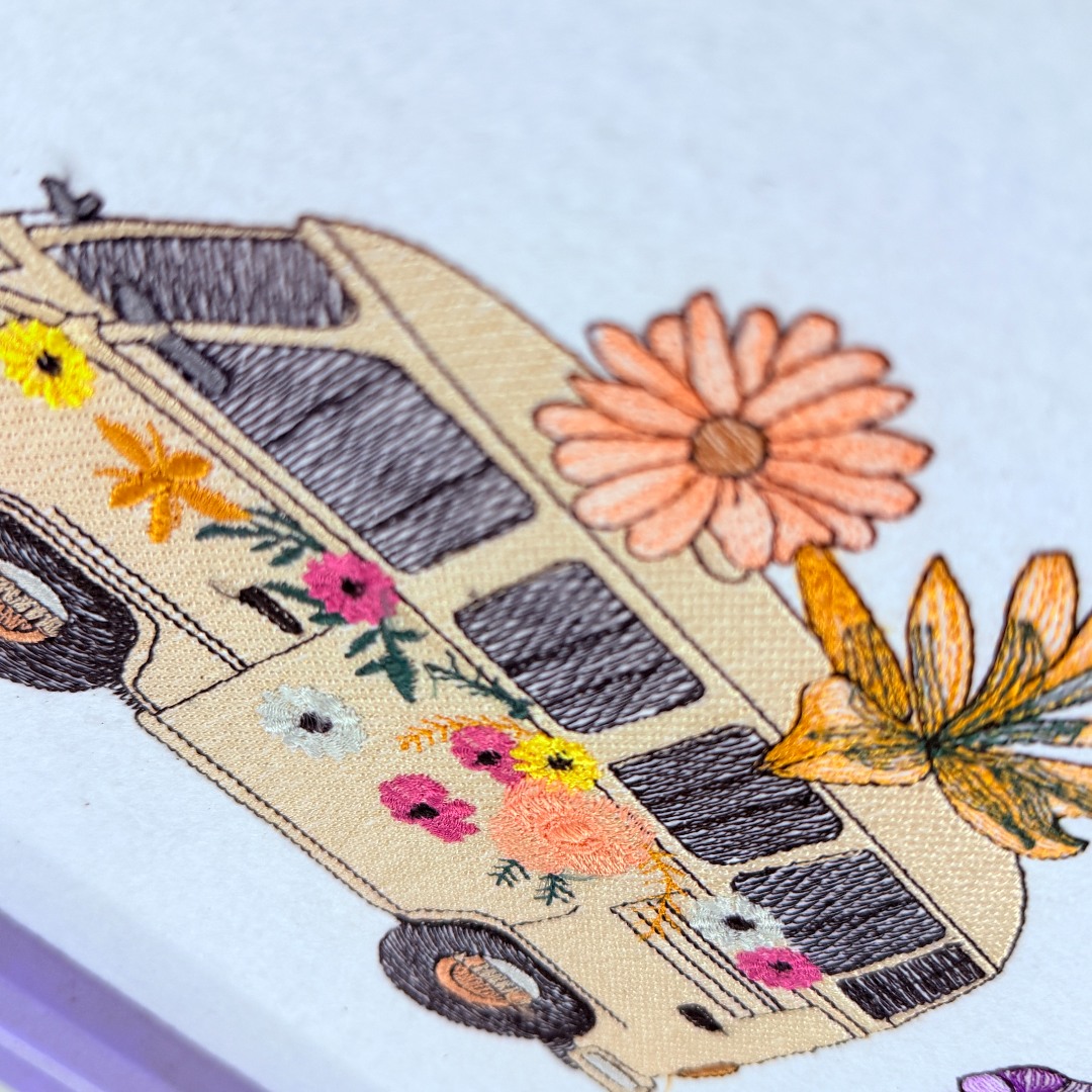 Floral Hippie Van Floral Hippie Van