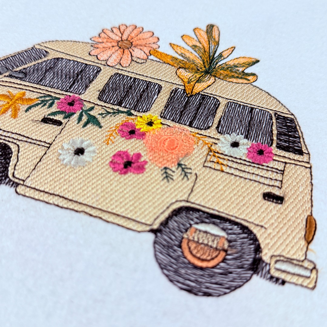 Floral Hippie Van Floral Hippie Van