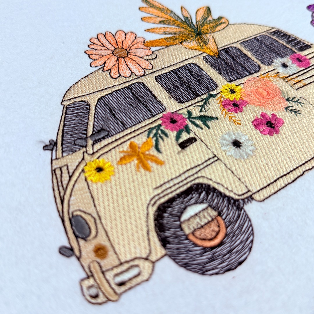 Floral Hippie Van Floral Hippie Van