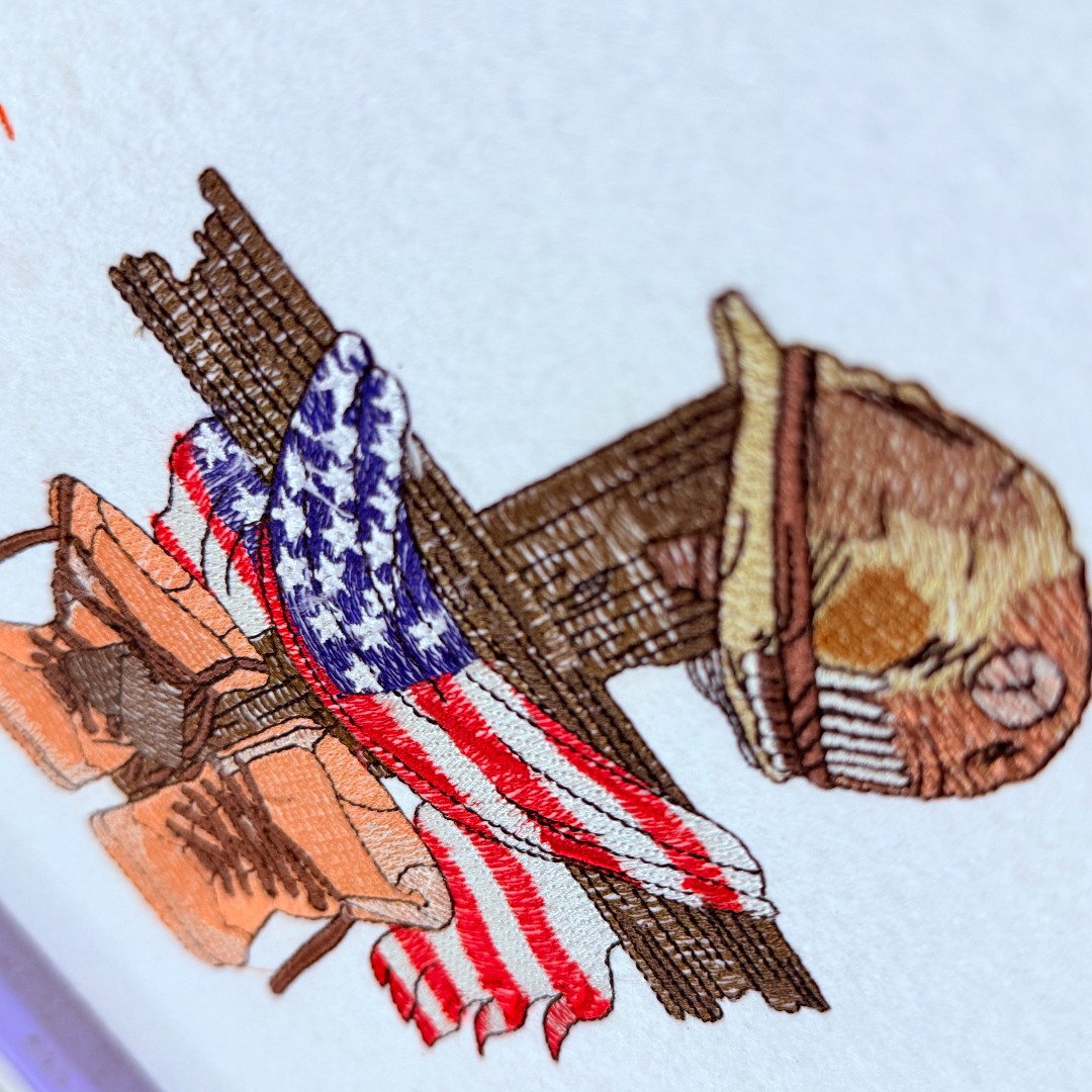 American Flag And Boots American Flag And Boots