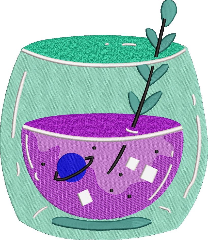 Juice Bowl Embroidery Design Juice Bowl Embroidery Design