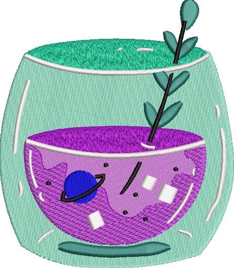 Juice Bowl Embroidery Design Juice Bowl Embroidery Design