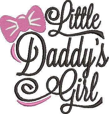 Little Daddy's Girl Embroidery Design Little Daddy's Girl Embroidery Design