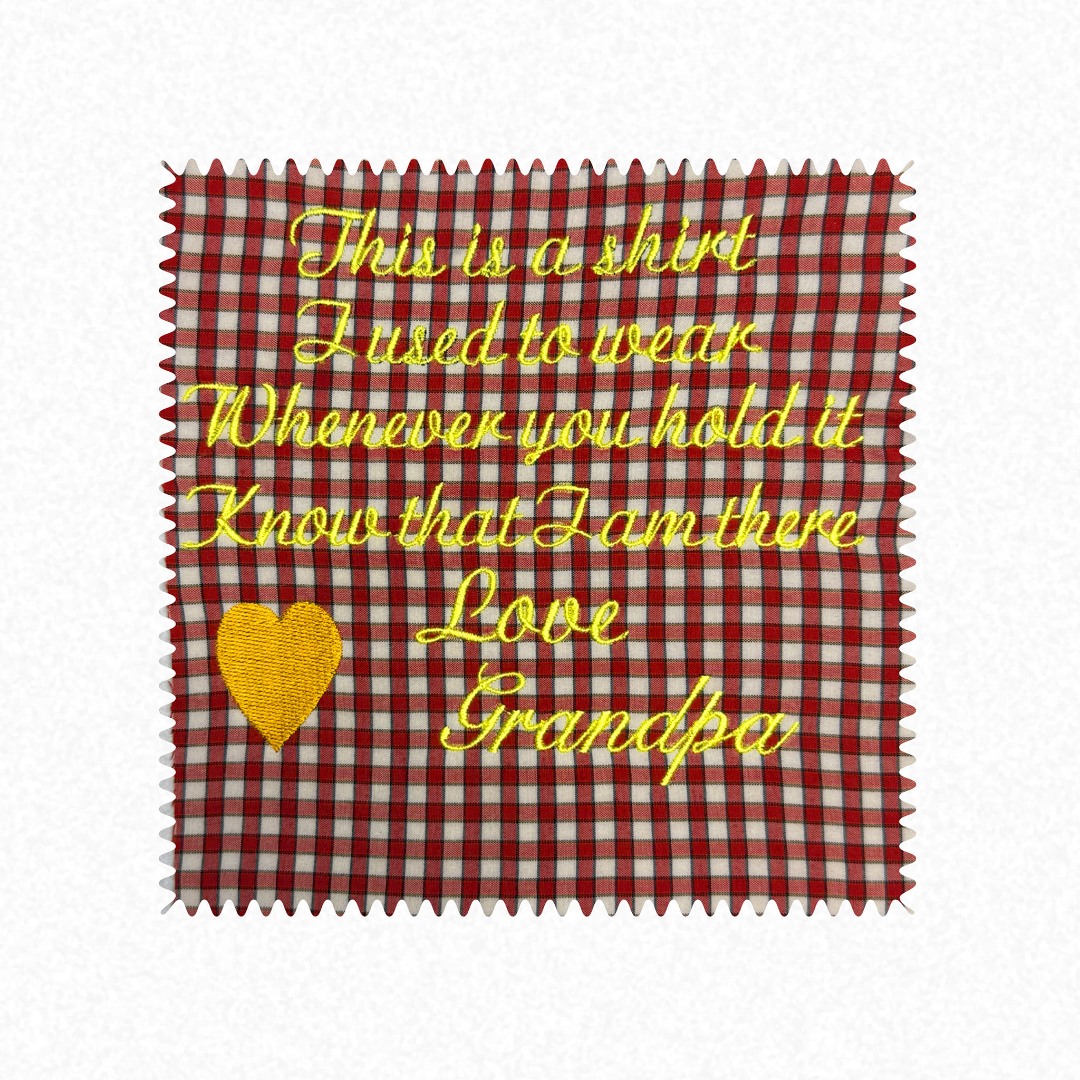 Love Grandpa Memory Pillow