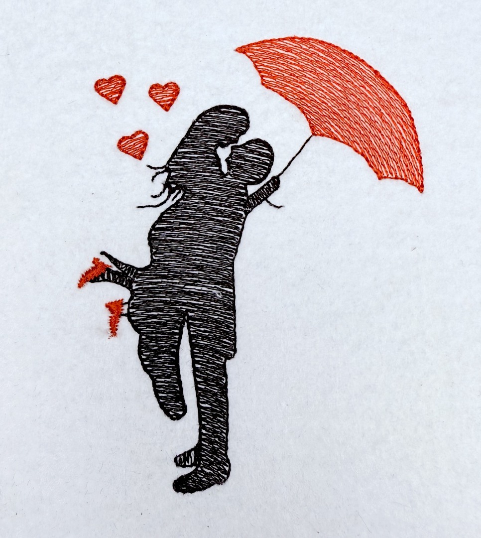 Couple Under An Umbrella Couple Under An Umbrella