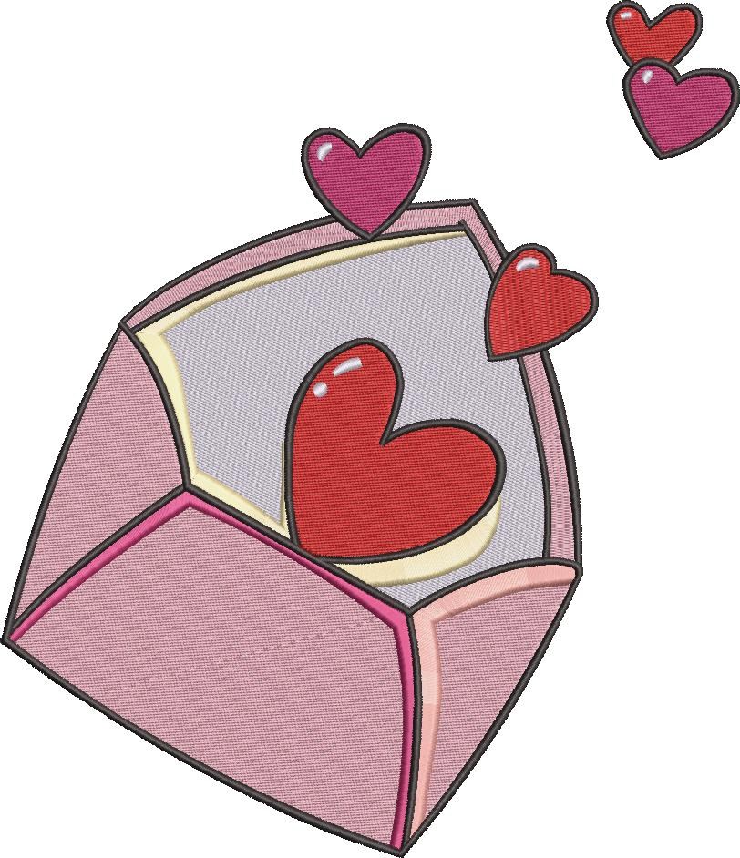 Love Letter Embroidery Design Love Letter Embroidery Design