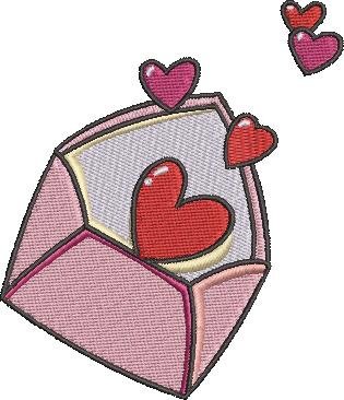 Love Letter Embroidery Design Love Letter Embroidery Design