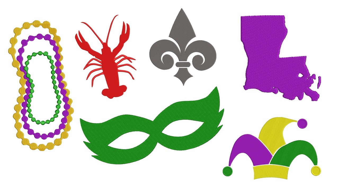 Mardi Gras Icons Collection Mardi Gras Icons Collection