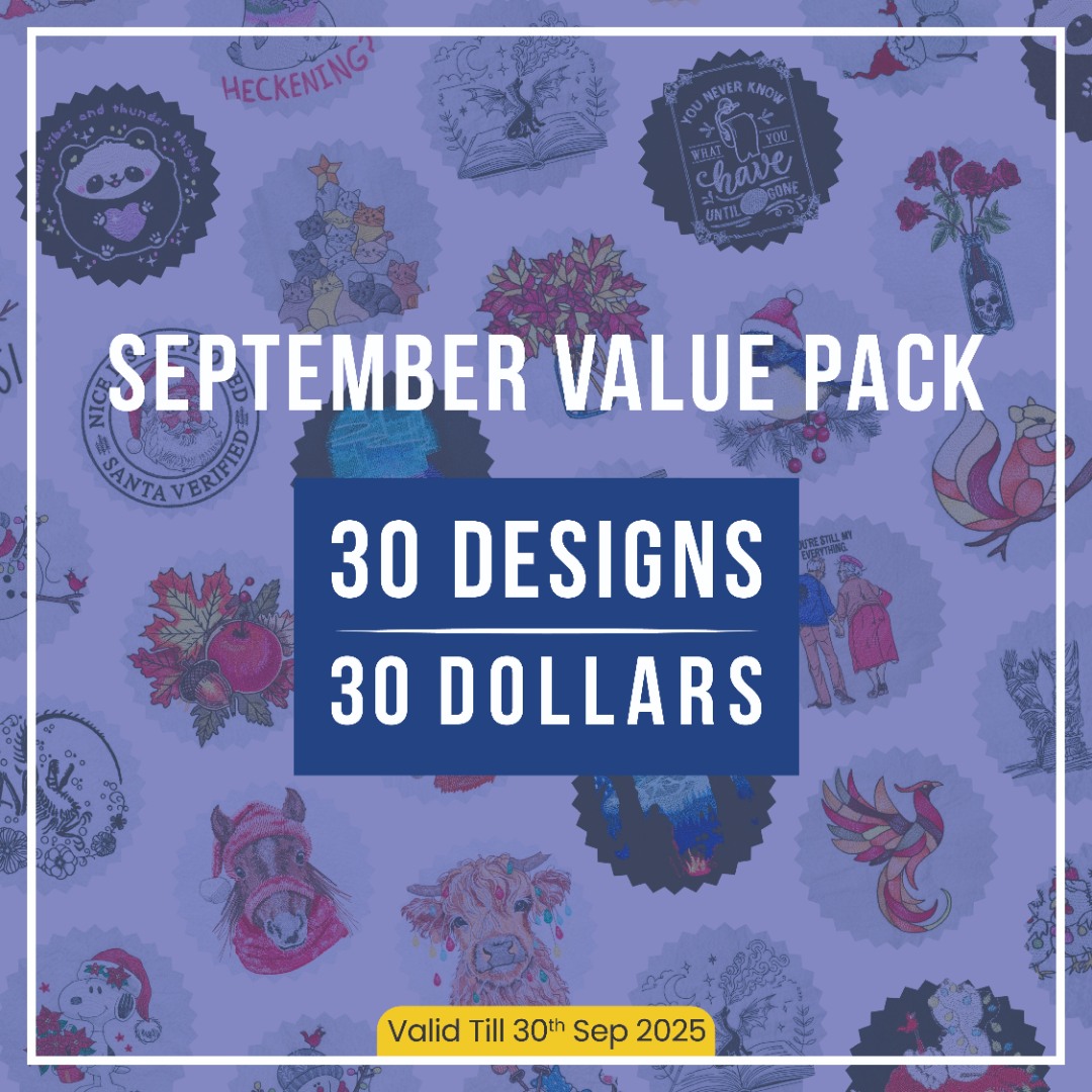 Sep Value Pack - 30 Exclusive Designs Sep Value Pack - 30 Exclusive Designs