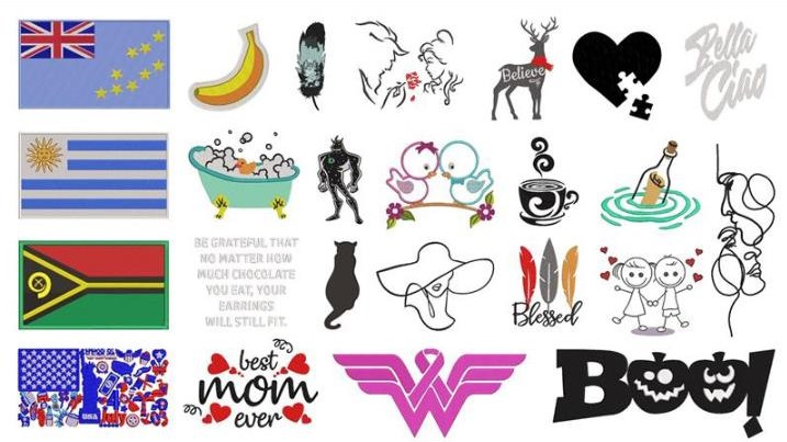 Digital Mystery Pack | 650+ Embroidery Patterns | 1.3 GB File Size