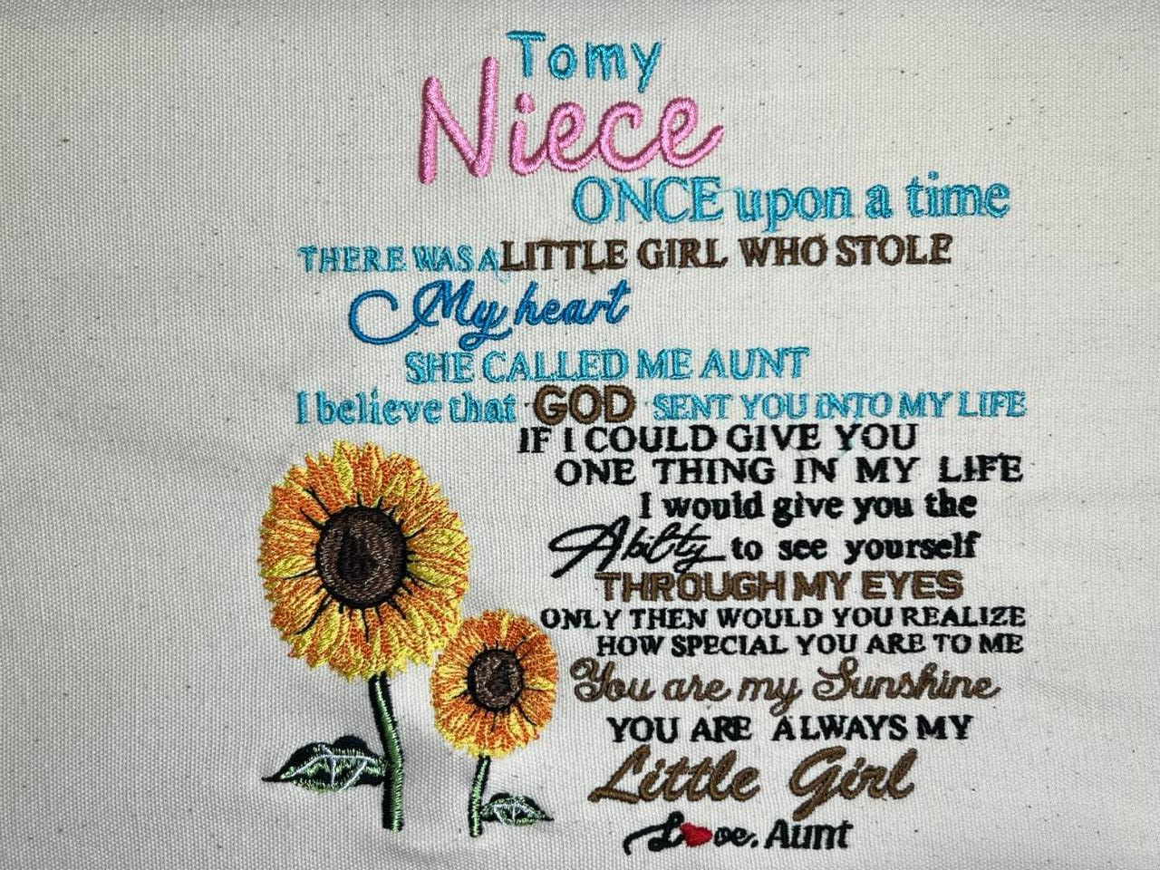 To My Niece Aunt - Poem