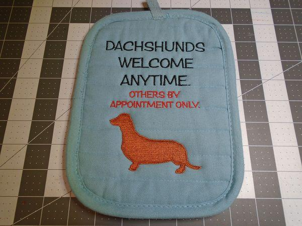 Dachshunds Welcome Anytime