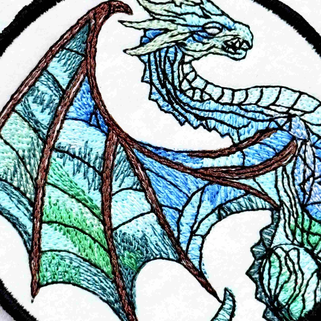 Moon Dragon ITH Coaster Moon Dragon ITH Coaster
