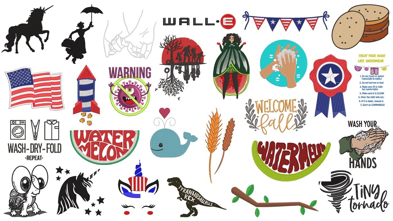 Digital Mystery Pack | 650+ Embroidery Patterns | 1.3 GB File Size