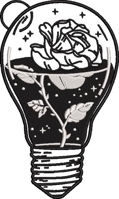 Rose In The Bulb