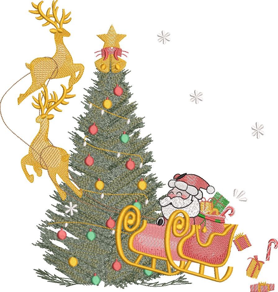 Santa Delivering Gifts Santa Delivering Gifts
