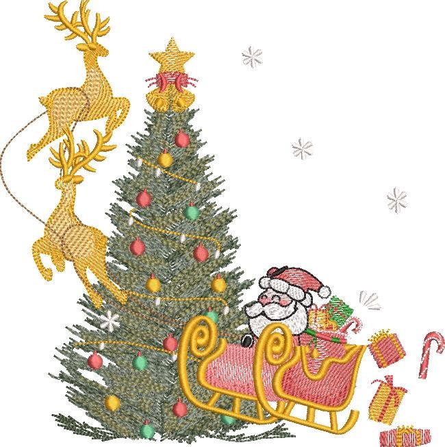 Santa Delivering Gifts Santa Delivering Gifts