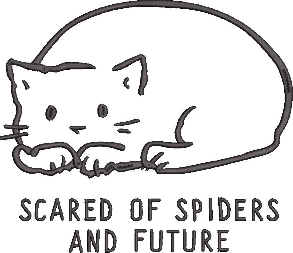 Scared Of Spiders and Future Embroidery Design Scared Of Spiders and Future Embroidery Design