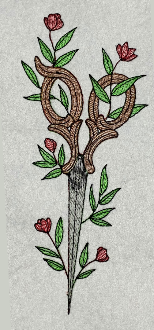 Scissors Floral Art Scissors Floral Art