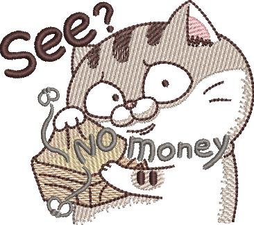 See No Money Funny Cat See No Money Funny Cat