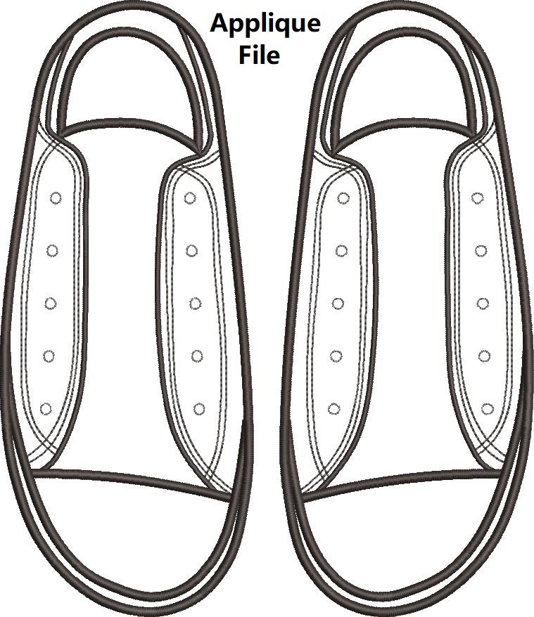 Shoe Lace Applique For Kids Learning