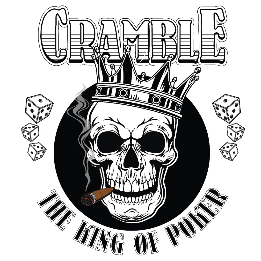Skull Cramble The King Of Poker Vector Only