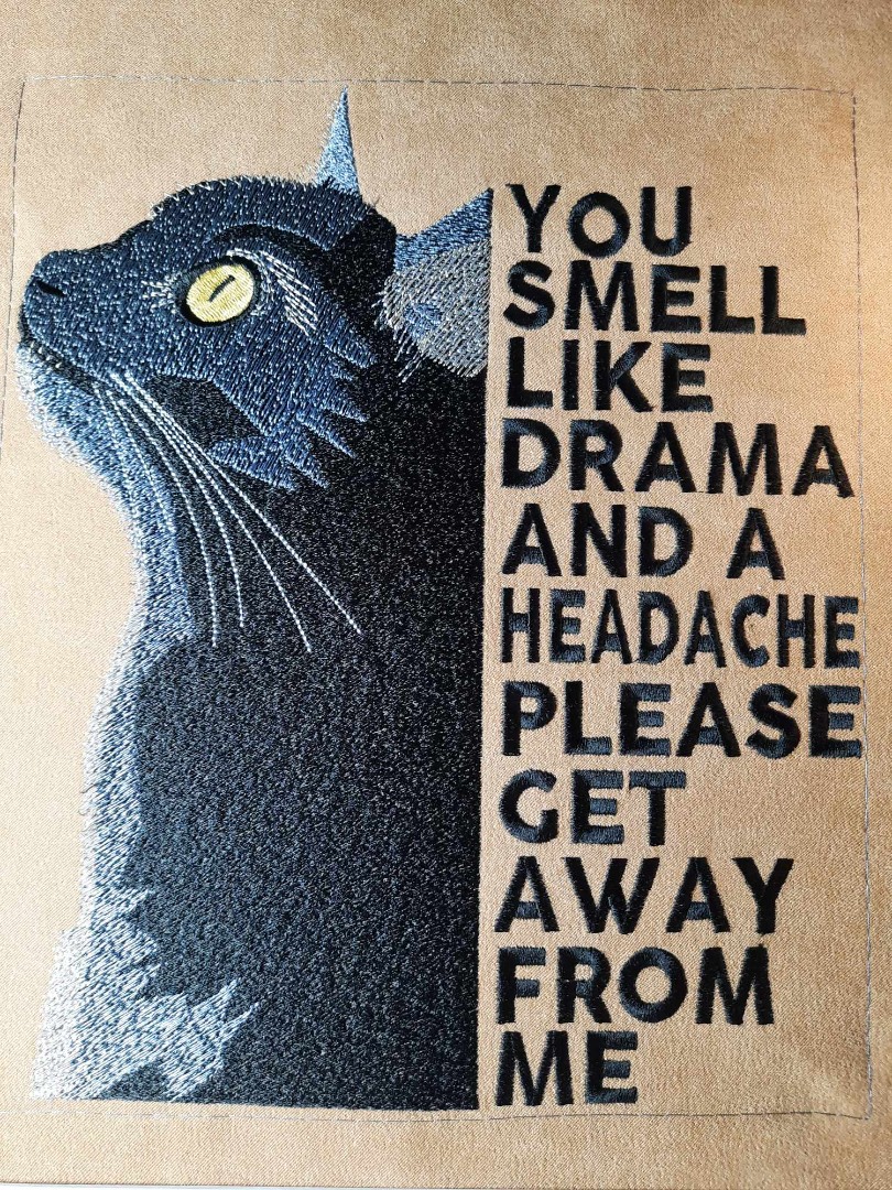 You Smell Like Drama Black Cat Saying You Smell Like Drama Black Cat Saying