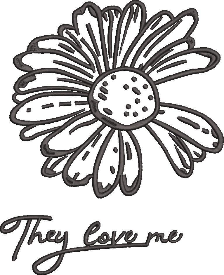They Love Me Flower Series They Love Me Flower Series