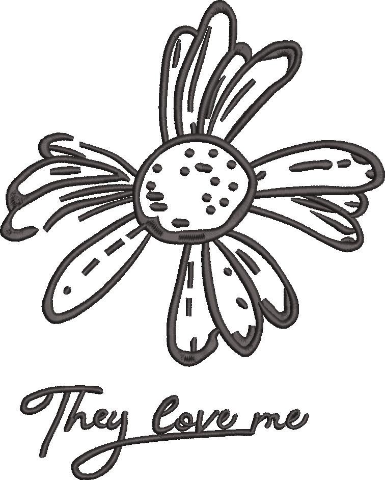 They Love Me Flower Series They Love Me Flower Series