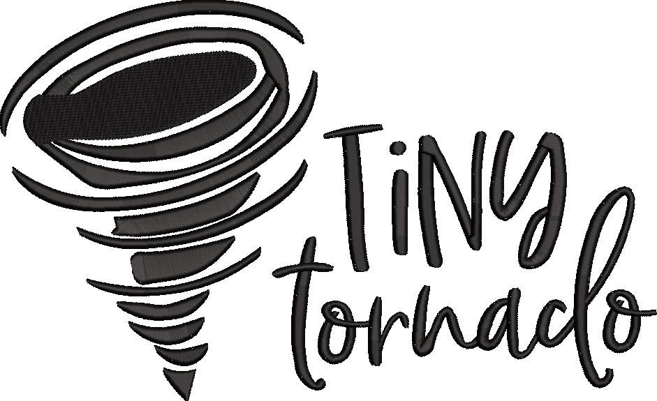 Tiny Tornado Embroidery Design
